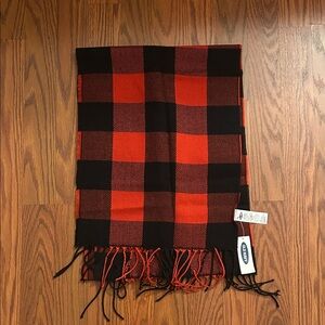 Old Navy Red Plaid Scarf